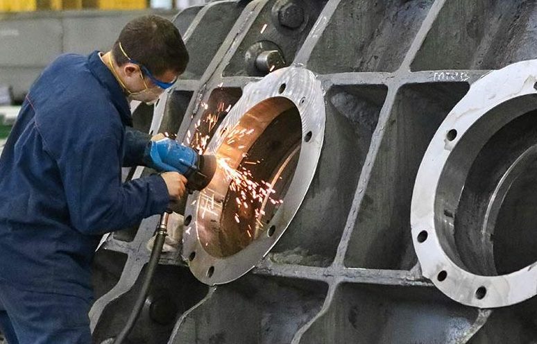 Man Welding